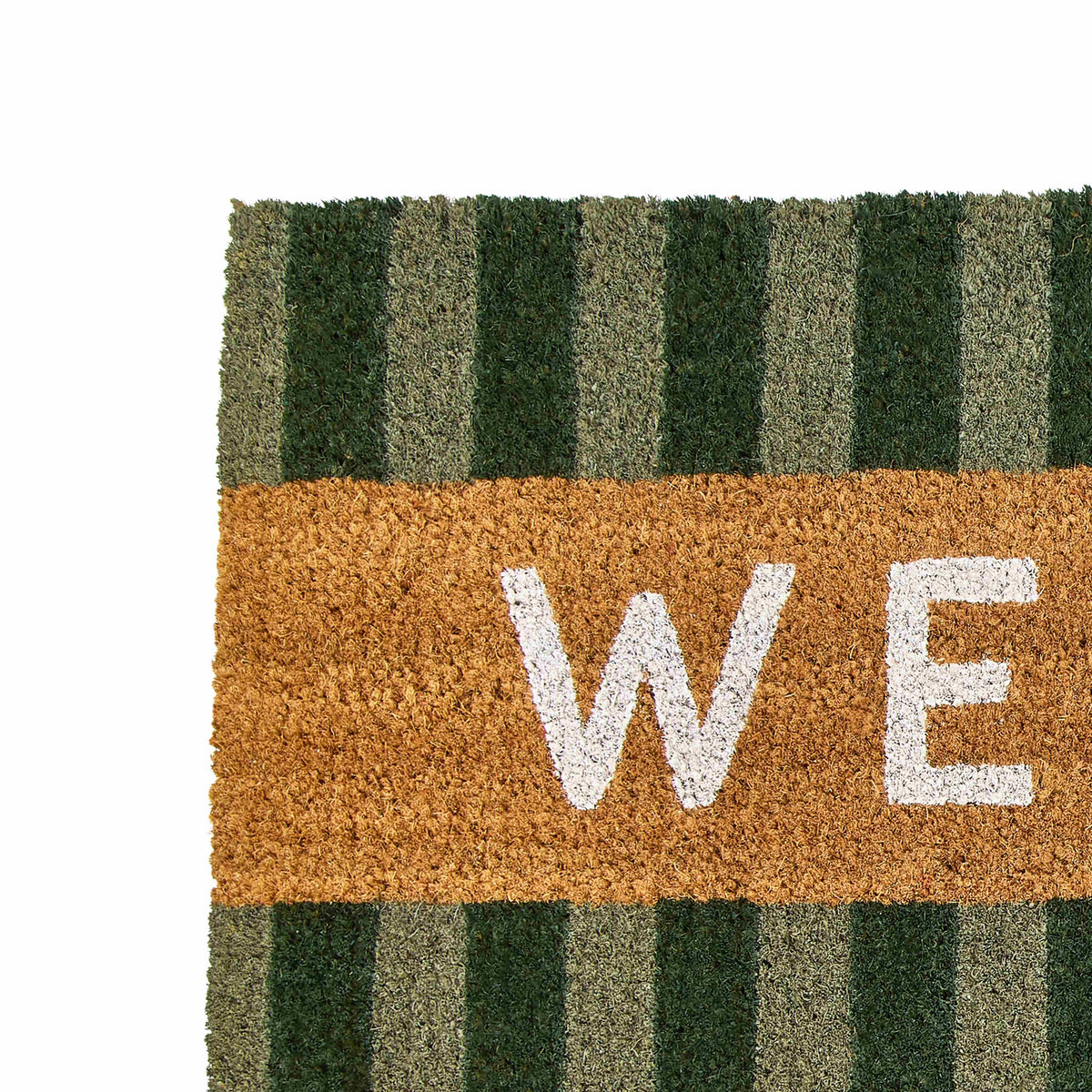 Rogue Coir Door Welcome Mat -  Green