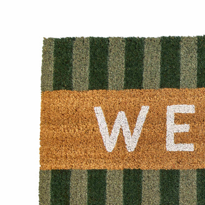Rogue Coir Door Welcome Mat -  Green