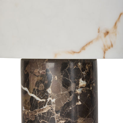 Amalfi Kian Table Lamp Brown &amp; White
