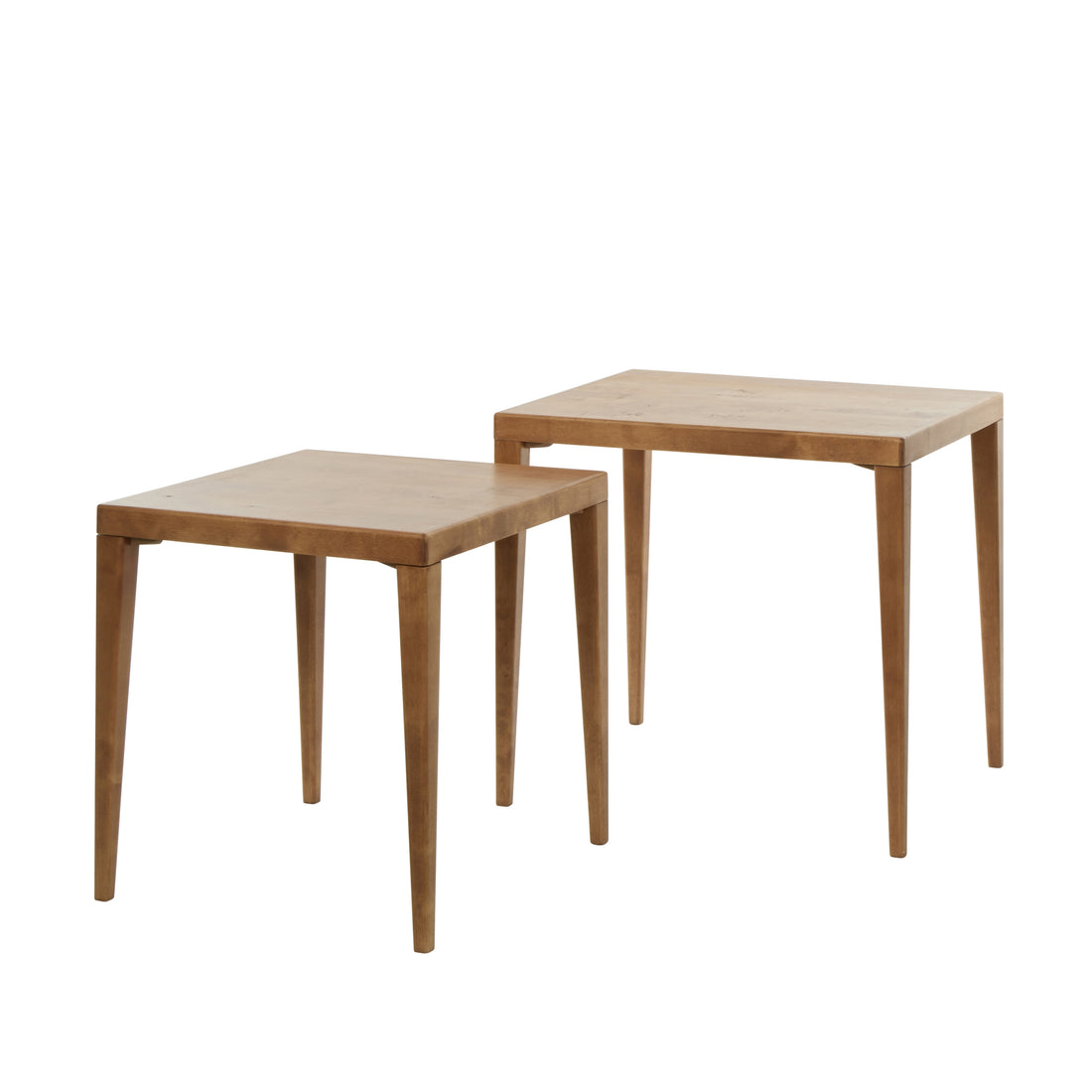 Academy Axel Side Table 2pcs Set Walnut