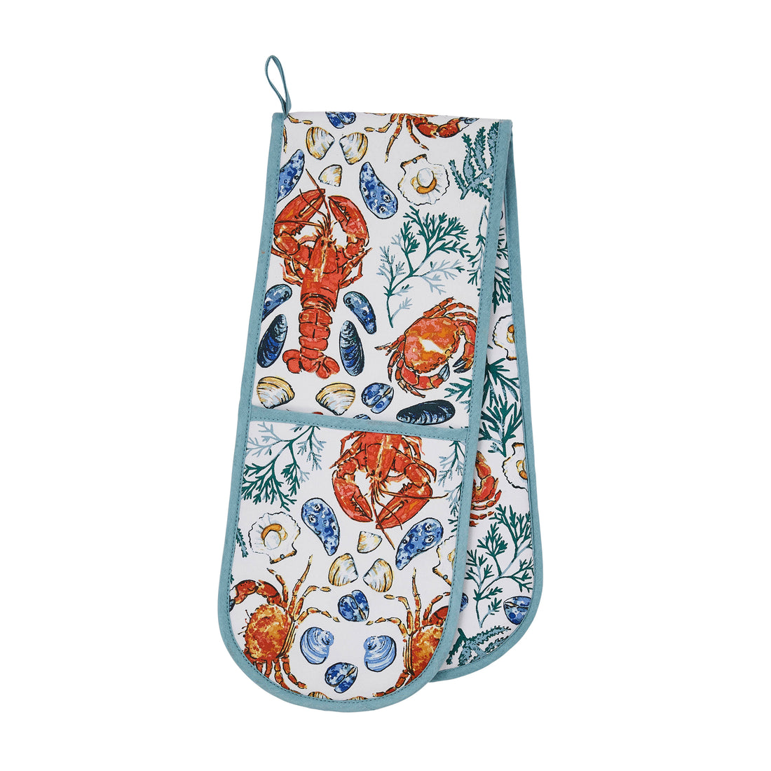 Ulster Weavers Shellfish Double Oven Glove Multi-Coloured
