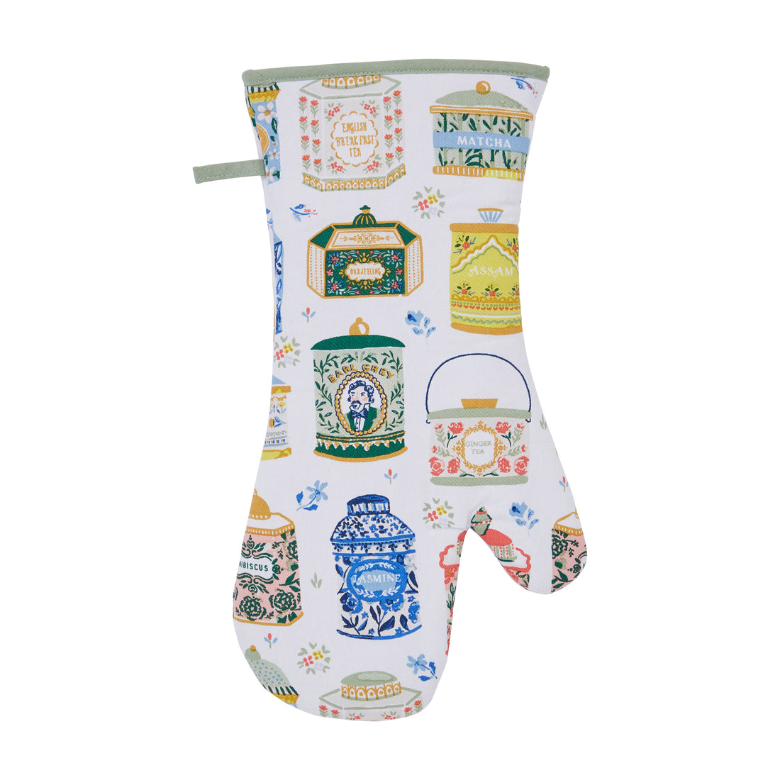 Ulster Weavers Tea Tins Oven Gauntlet Multi-Coloured