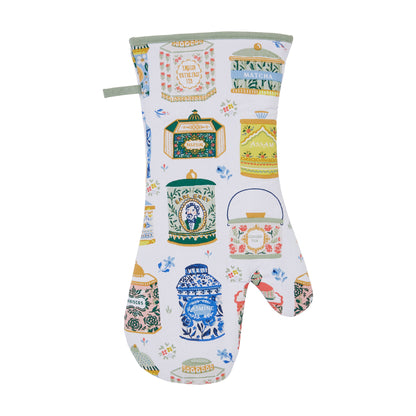 Ulster Weavers Tea Tins Oven Gauntlet Multi-Coloured