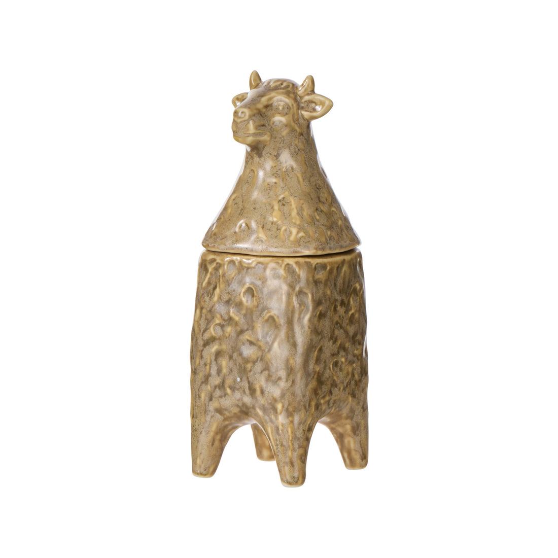 Amalfi Ari Cow Jar Green Reactive