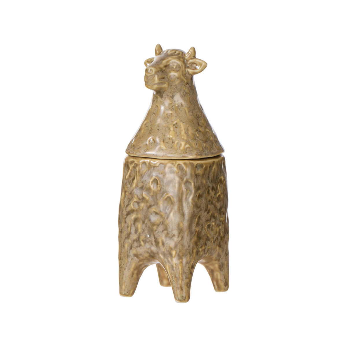 Amalfi Ari Cow Jar Green Reactive