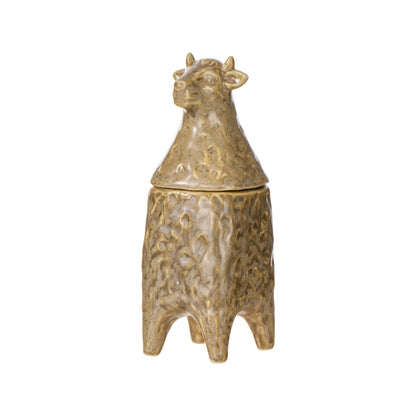 Amalfi Ari Cow Jar Green Reactive