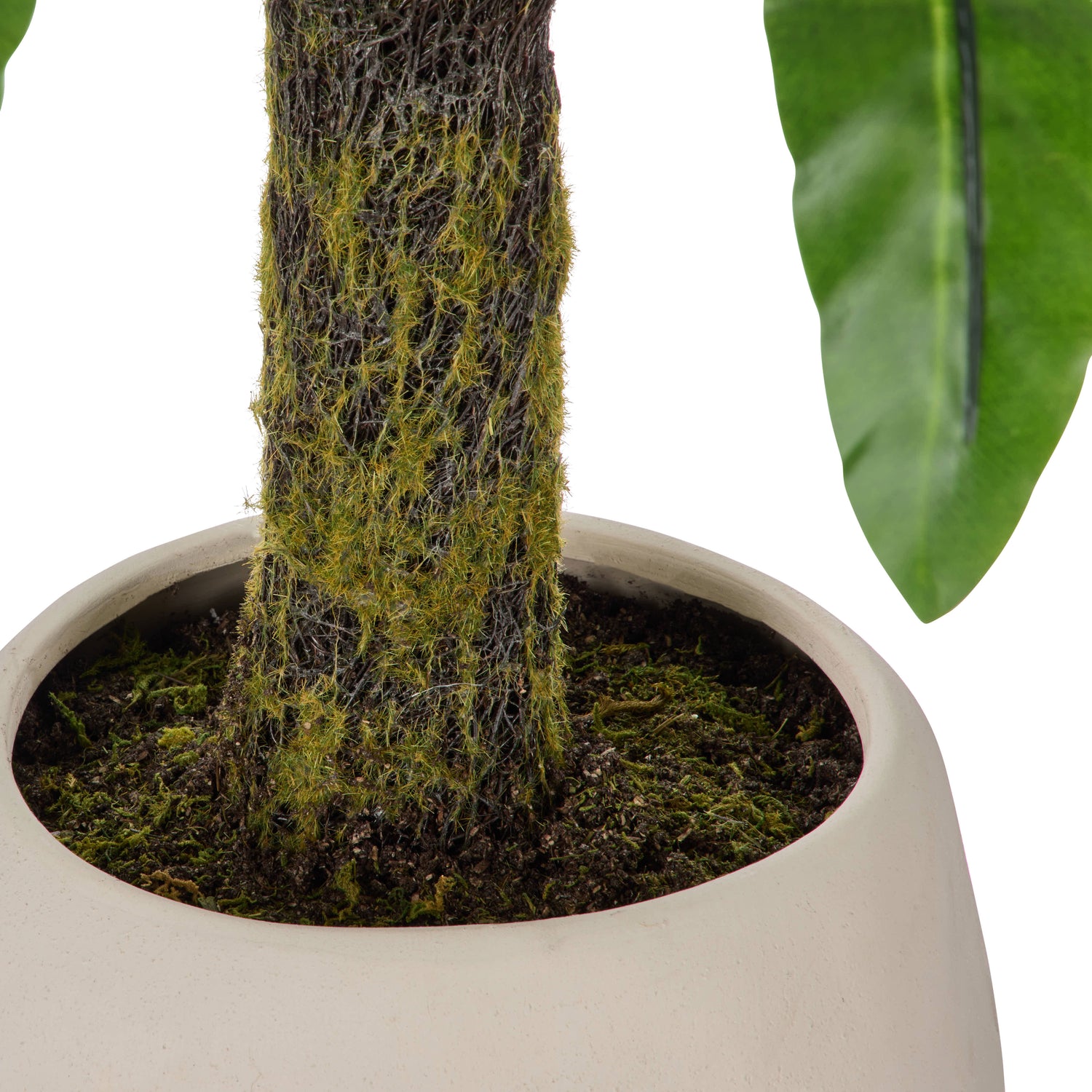 Faux Birds Nest Fern UV Treated - Lyon Planter | Green - 90cm