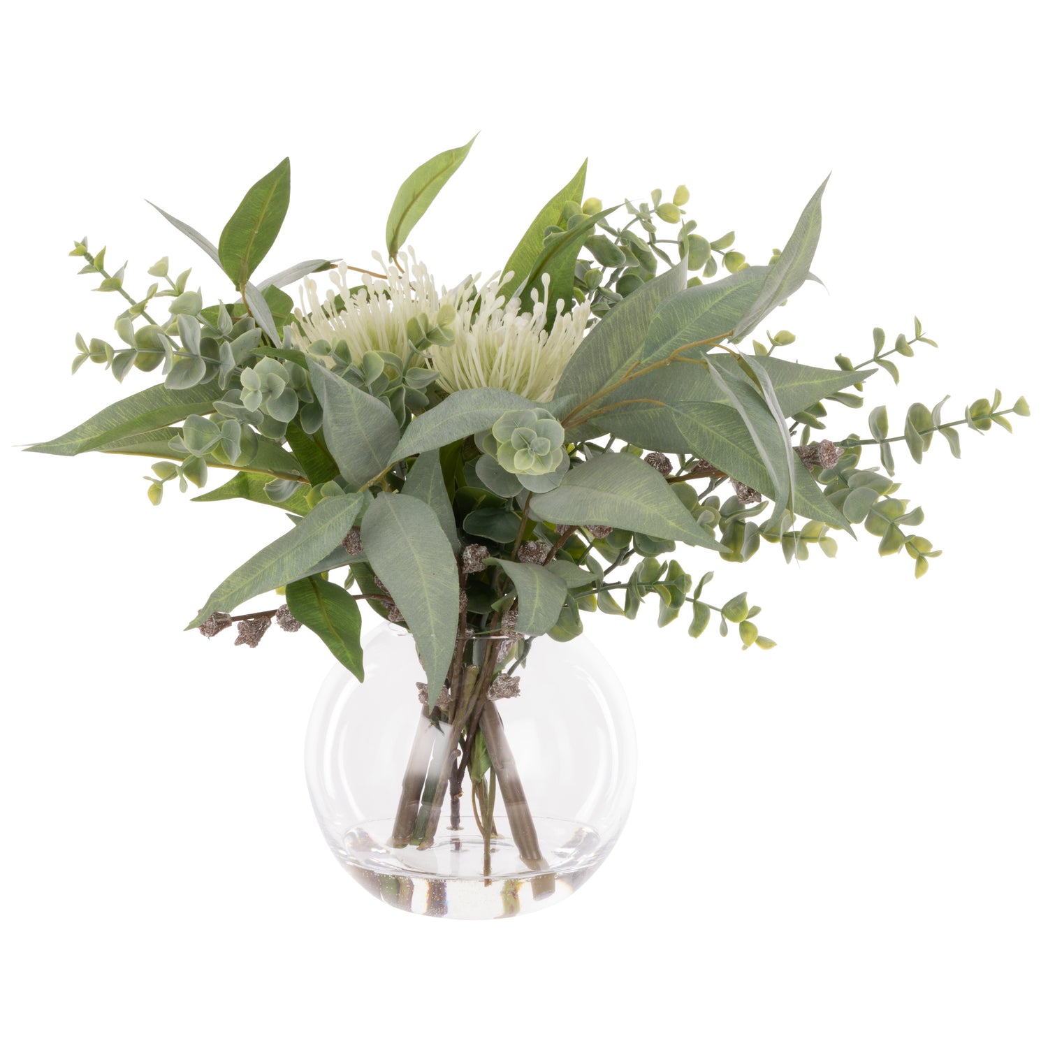 Faux Protea Native Arrangement - Phoebe Vase