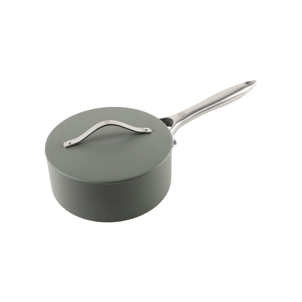 MasterChef Sage Elementa Saucepan with Lid Sage &amp; Cream