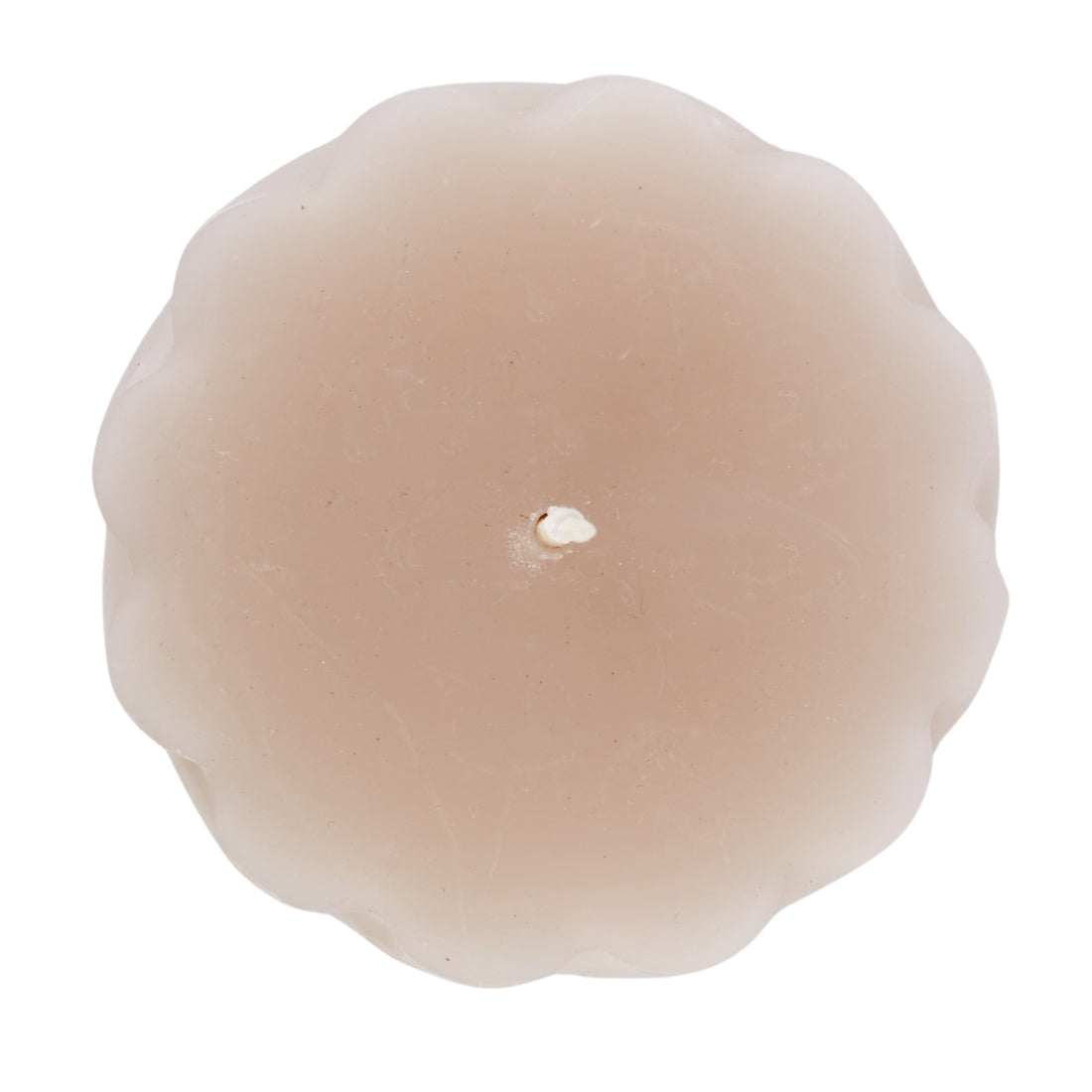 Amalfi Maisie Swirl Pillar Candle Latte