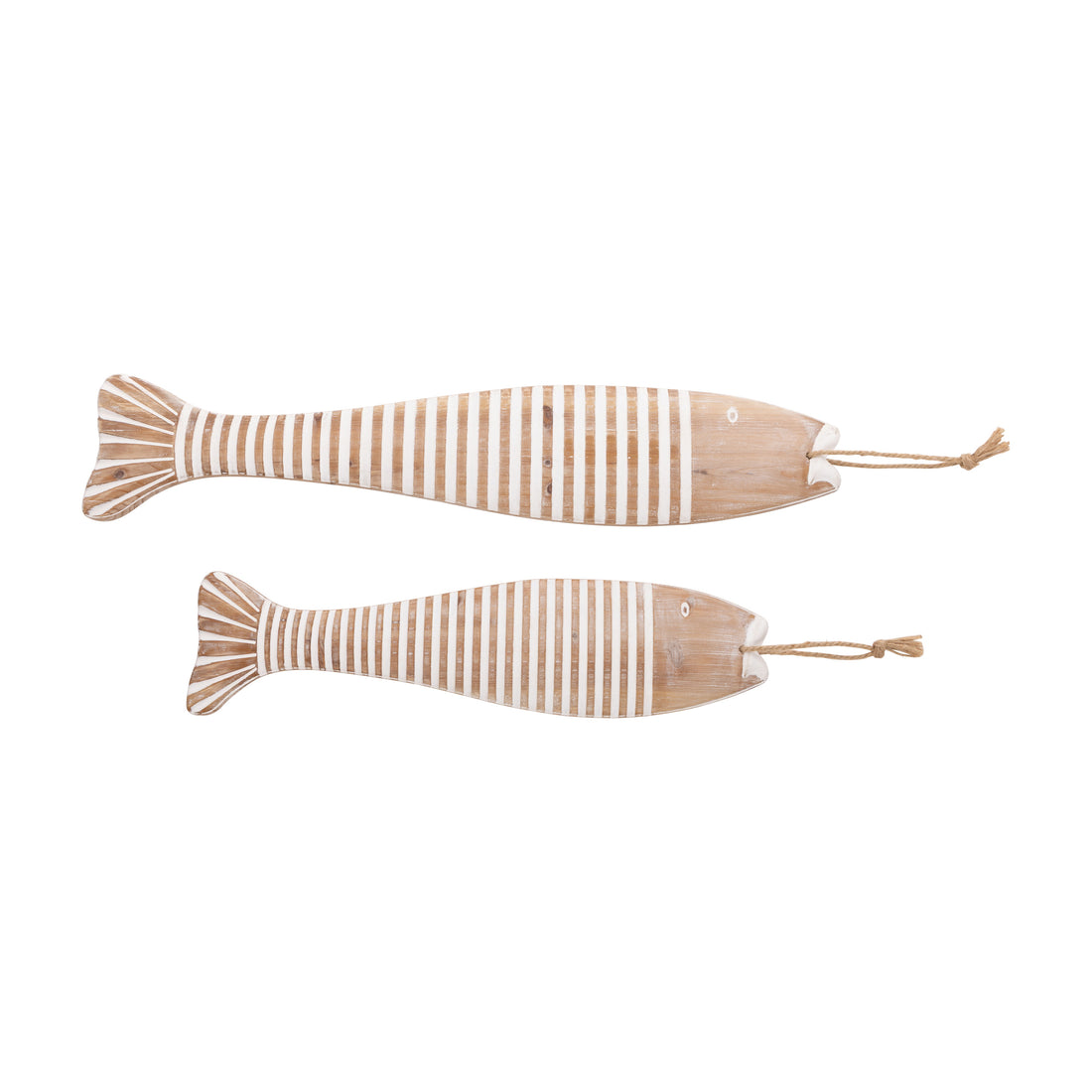 Amalfi Farley Wall Decor 2pcs Set Natural &amp; White