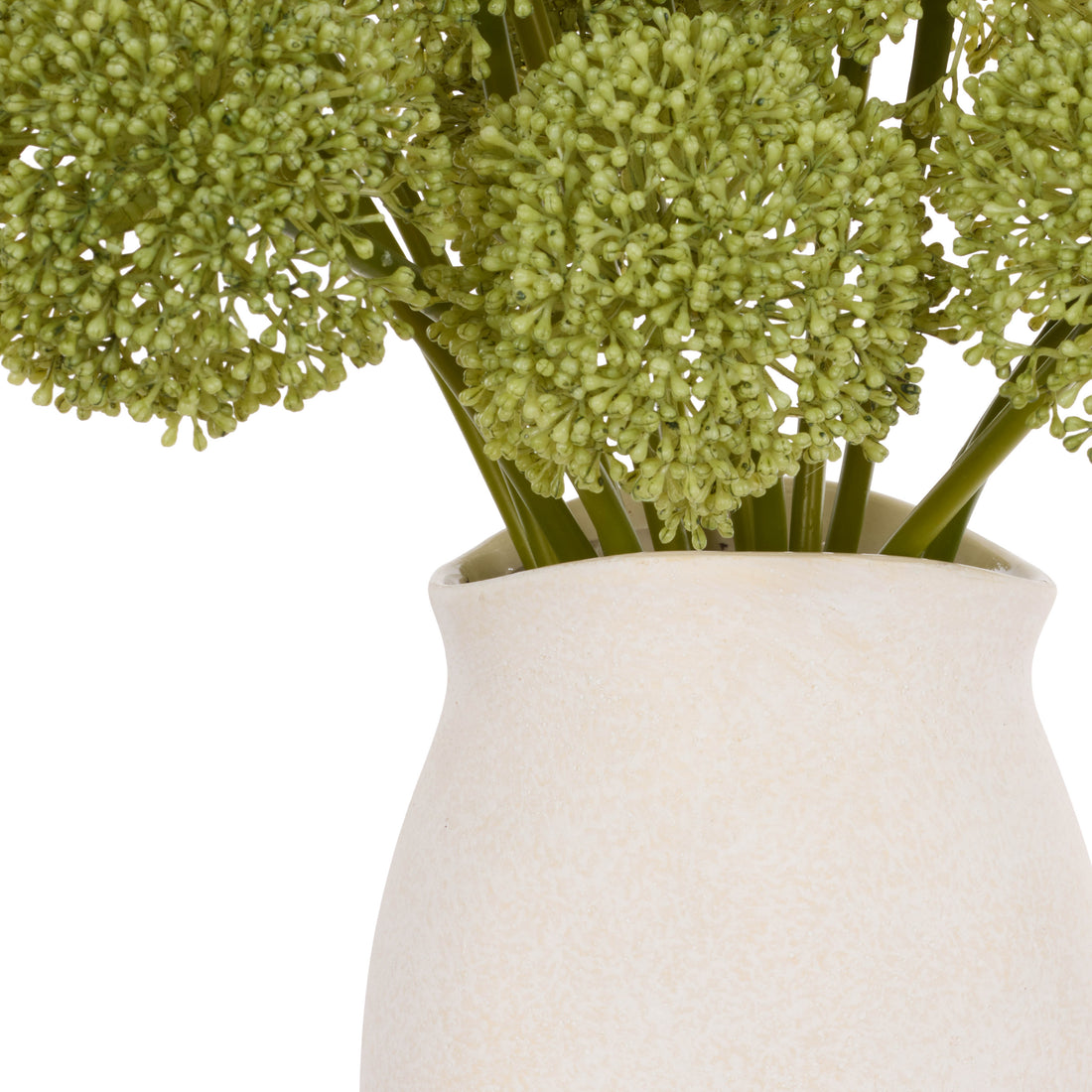 Faux Buddleia Arrangement - Maelynn Vase