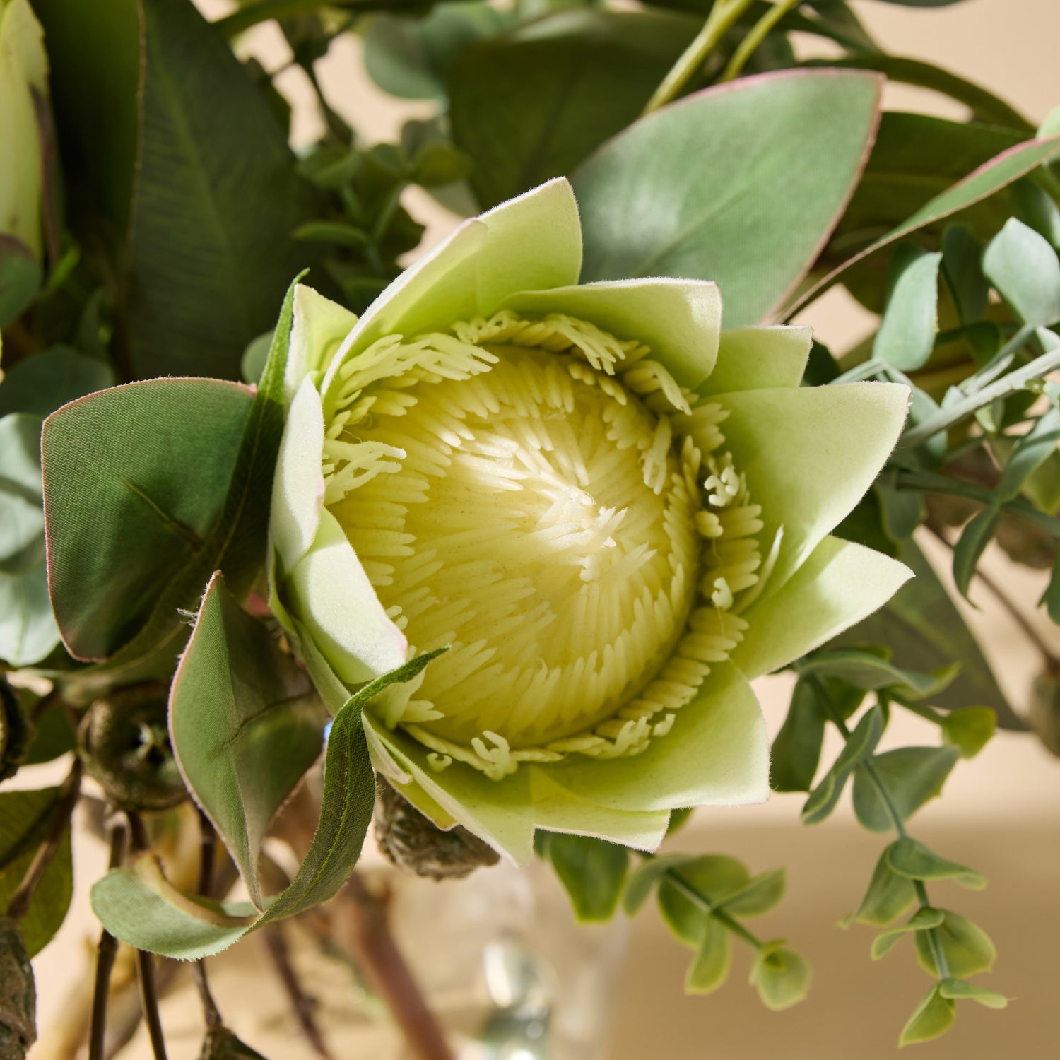 Faux Protea Native Arrangement - Phoebe Vase