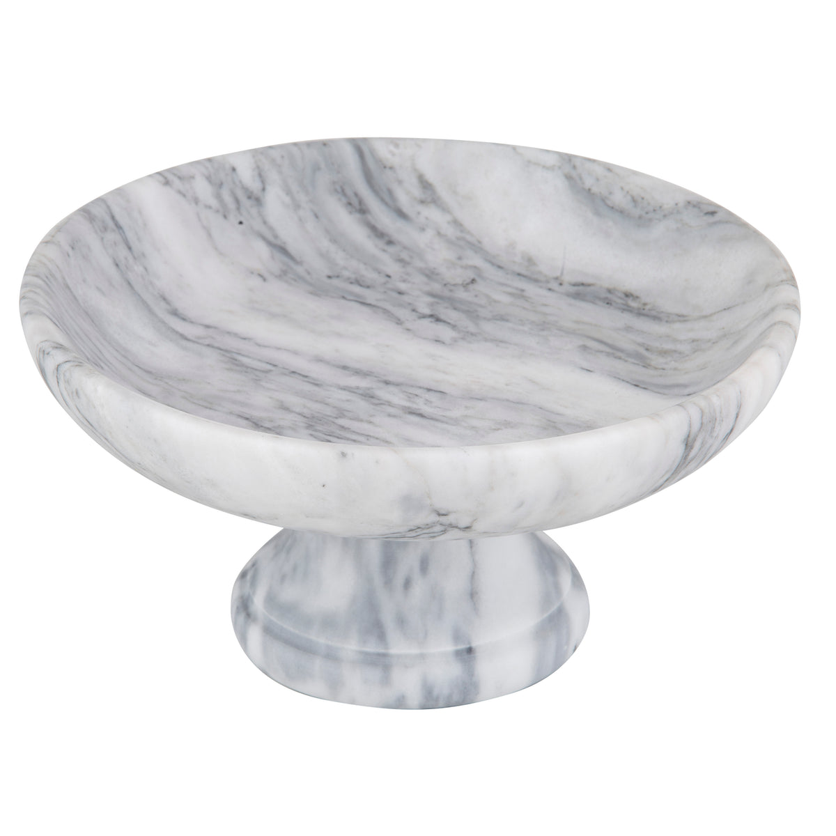 Davis &amp; Waddell Nuvolo Marble Fruit Bowl Grey