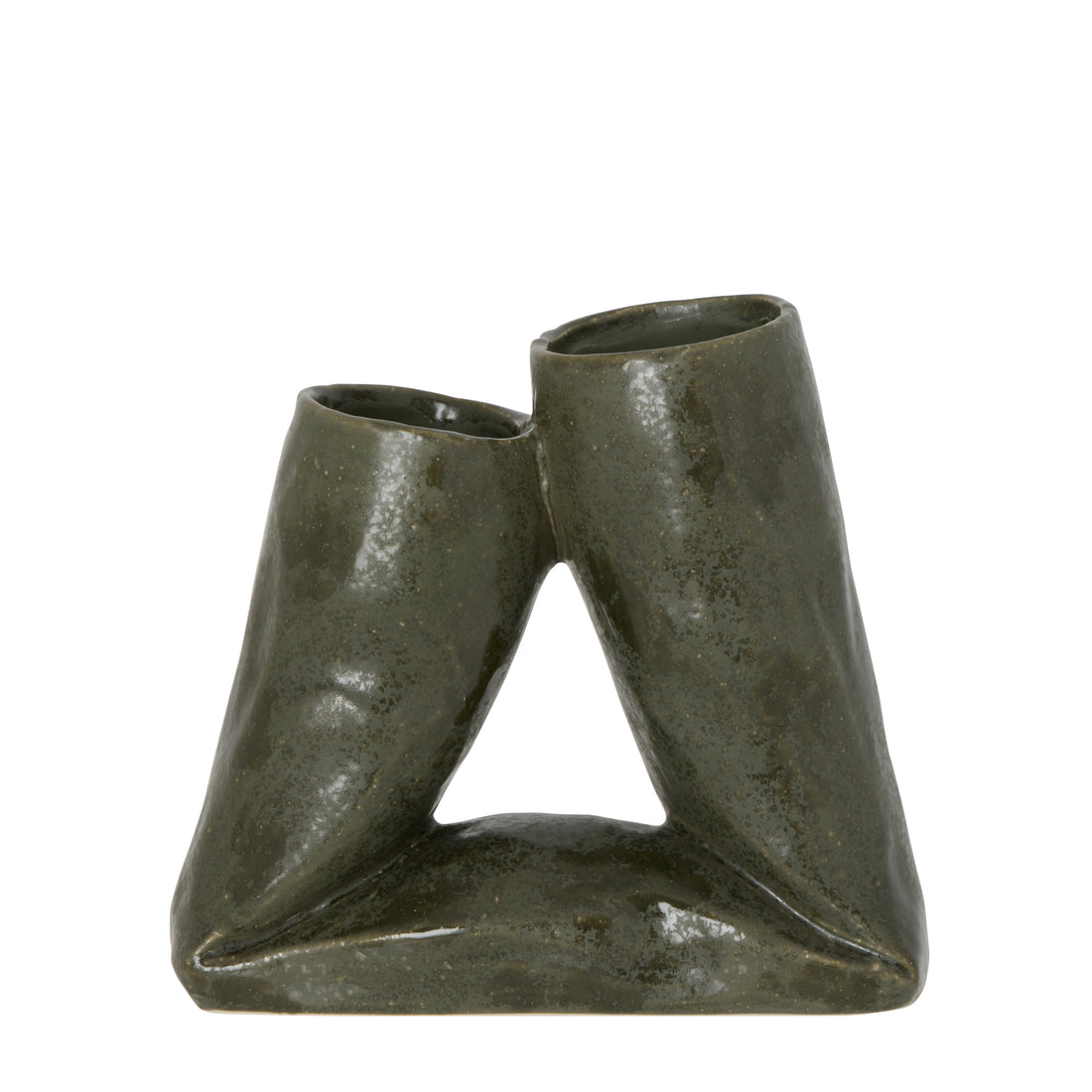 Academy Tate Vase Small Forest Green