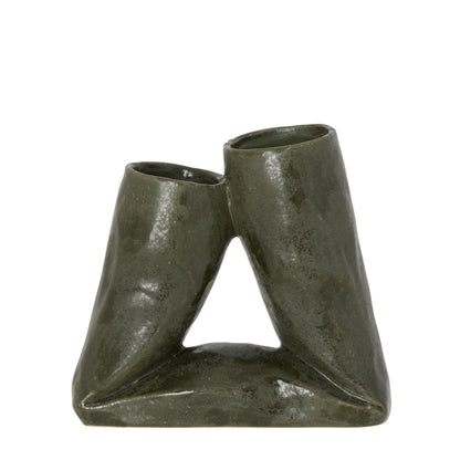 Academy Tate Vase Small Forest Green