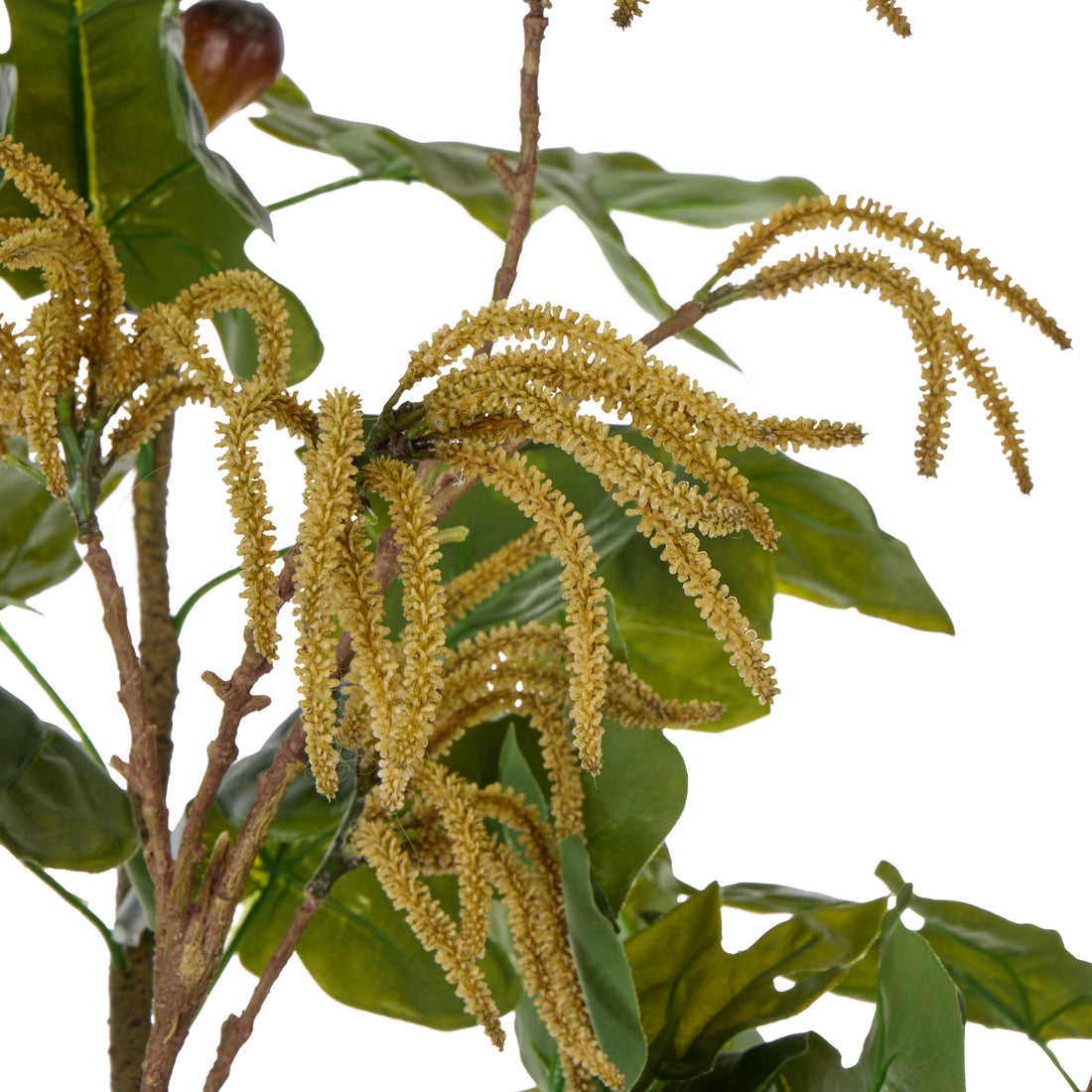 Faux Fig Catkin Mix - Rachel Vase | Green -  Brown