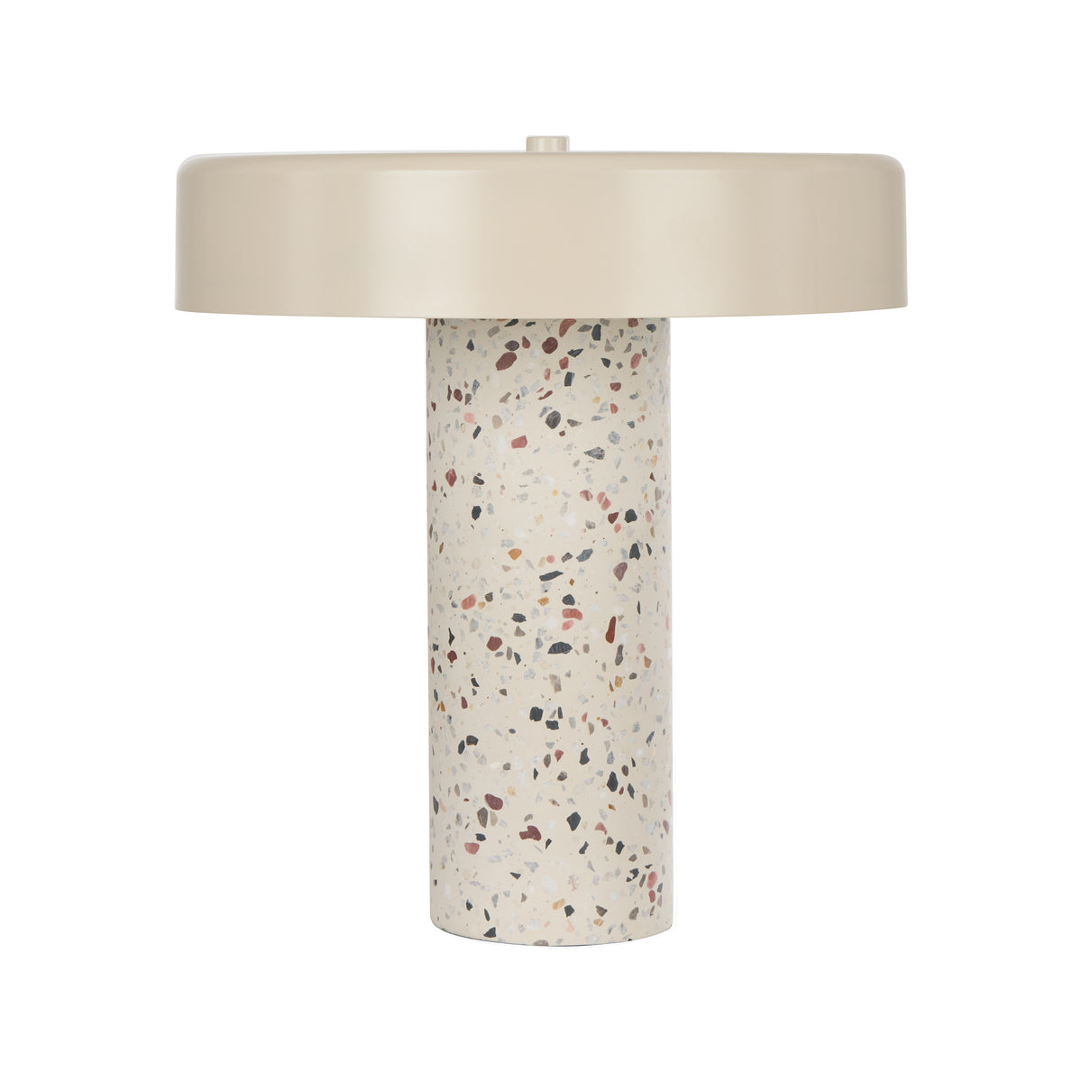 Amalfi Dario Terrazzo Table Lamp Multi-Coloured &amp; White