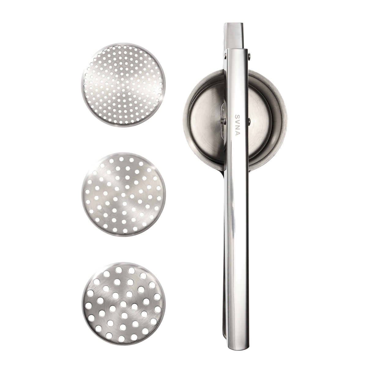 SVNA 3 in 1 Stainless Steel Potato Ricer