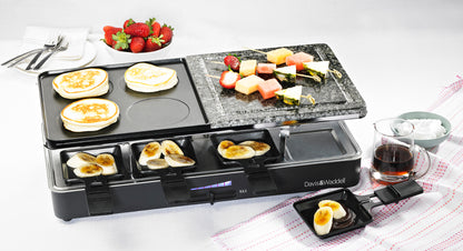 Davis &amp; Waddell 8 Person Electric Party Grill Black