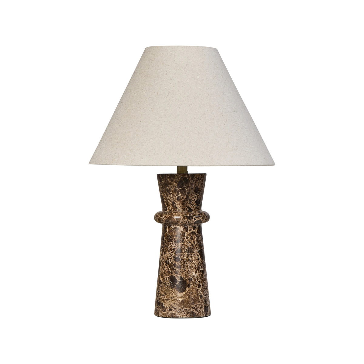 Amalfi Violet Table Lamp Brown &amp; Natural