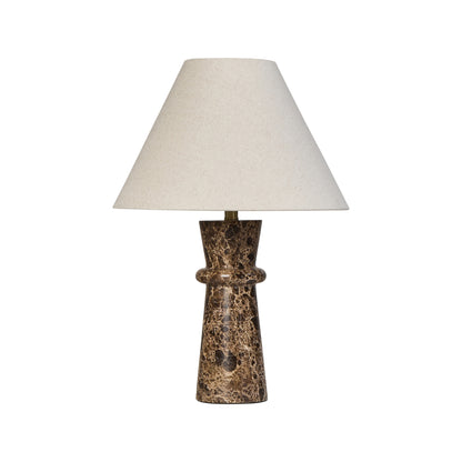 Amalfi Violet Table Lamp Brown &amp; Natural