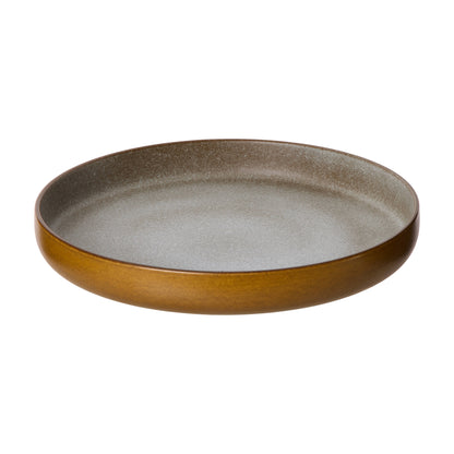 Davis &amp; Waddell Rafe Shallow Platter Grey &amp; Brown