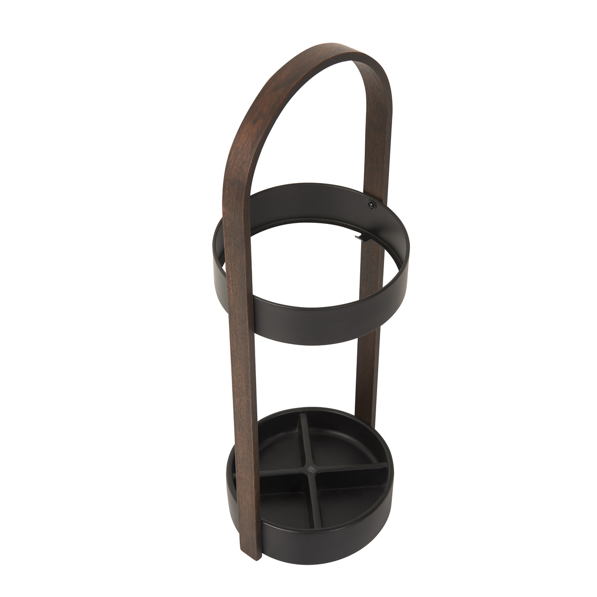 Umbra Bellwood Umbrella Stand Black &amp; Walnut