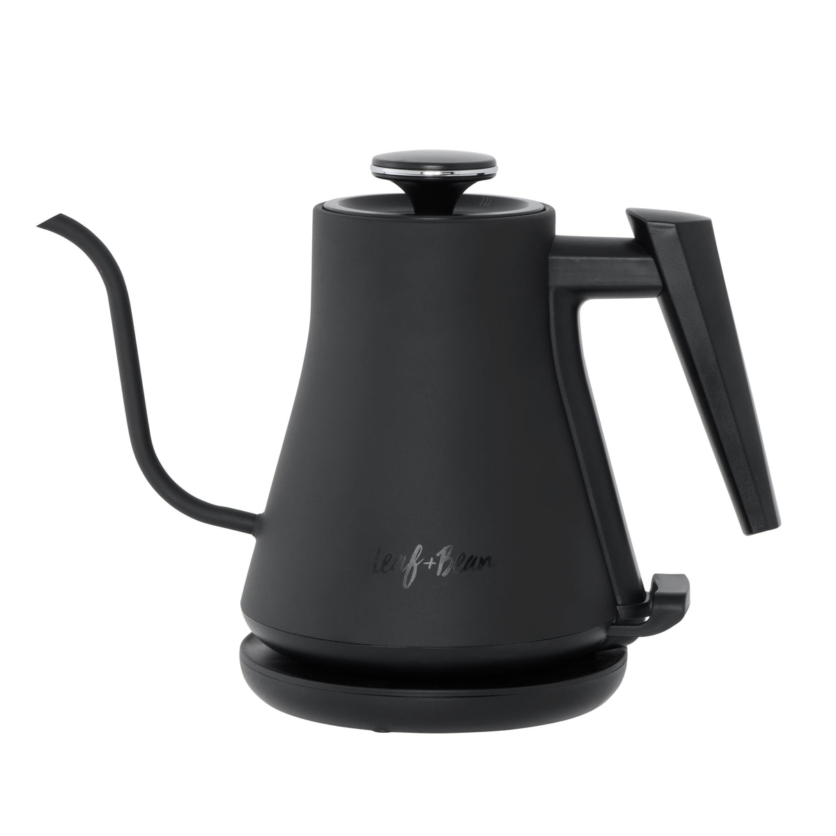 Leaf &amp; Bean Gooseneck Kettle Black