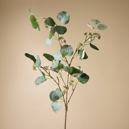 Faux Eucalyptus Seeded Spray | 100cm