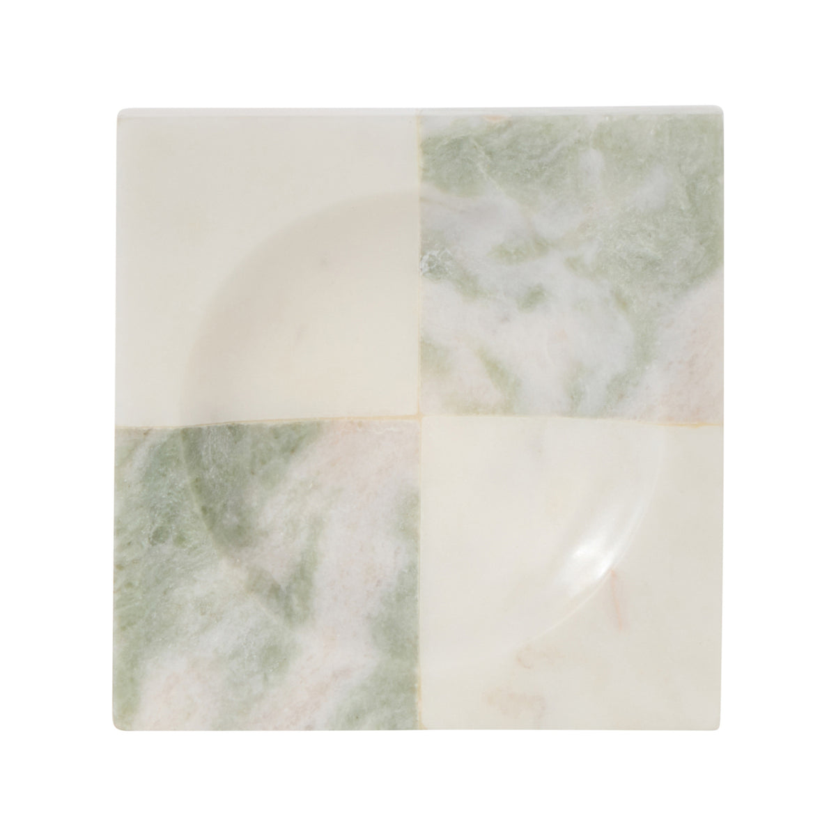 Amalfi Sachi Check Dish White &amp; Onxy