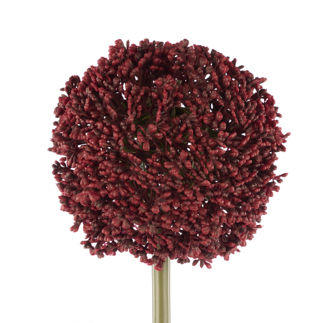 Faux Allium Stem | Burgundy -  76cm