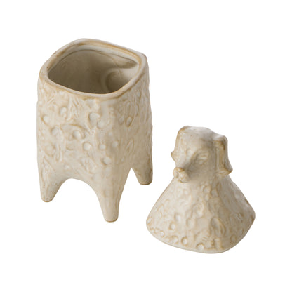 Amalfi Ari Dog Jar Off White Reactive