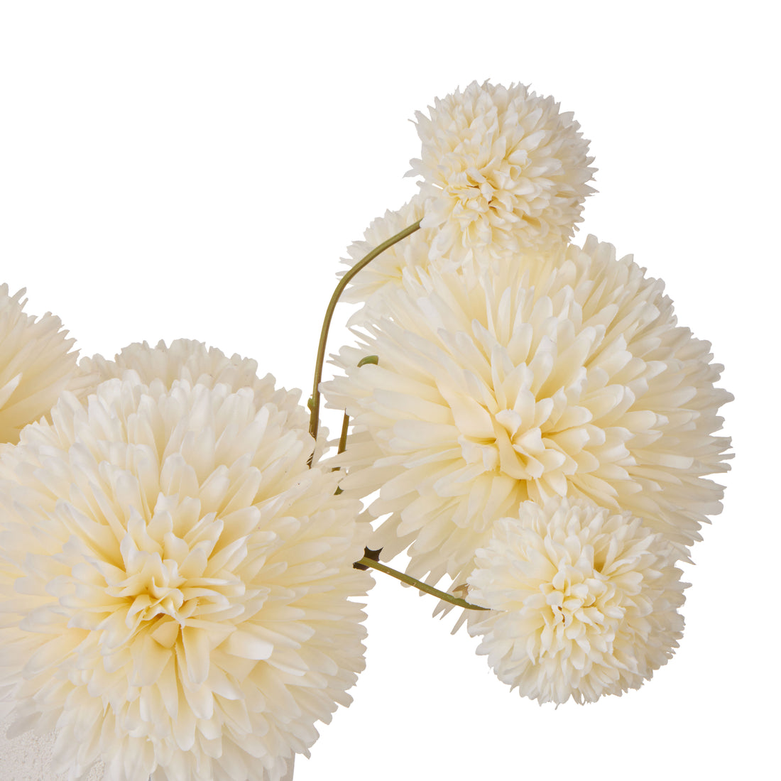 Faux Kiku - Delos Planter | Ivory -  29cm