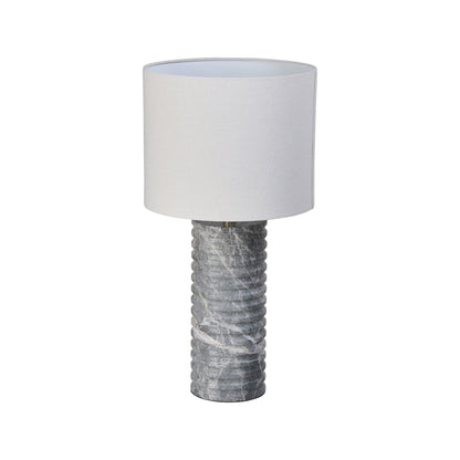 Grand Designs Harlen Table Lamp Grey &amp; Natural