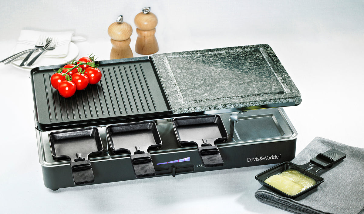 Davis &amp; Waddell 8 Person Electric Party Grill Black