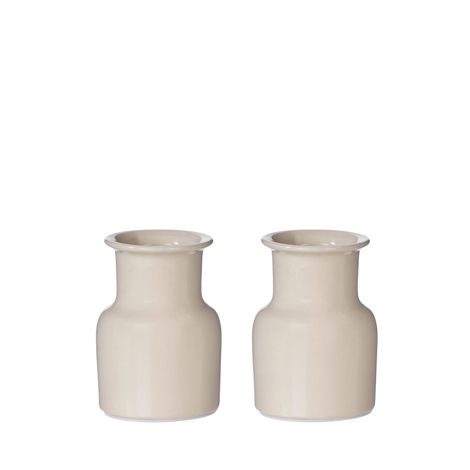 Nani Vase 2pcs Set| Oat -  10.5cm