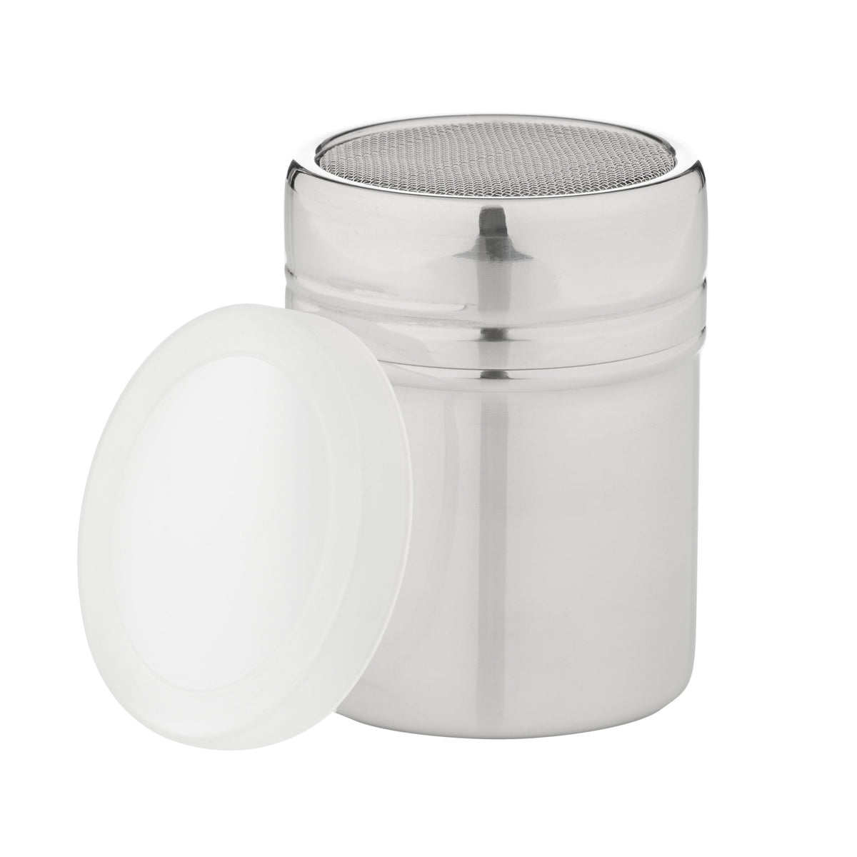 Leaf &amp; Bean Mesh Shaker with Lid Stainless Steel