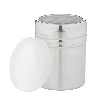 Leaf &amp; Bean Mesh Shaker with Lid Stainless Steel