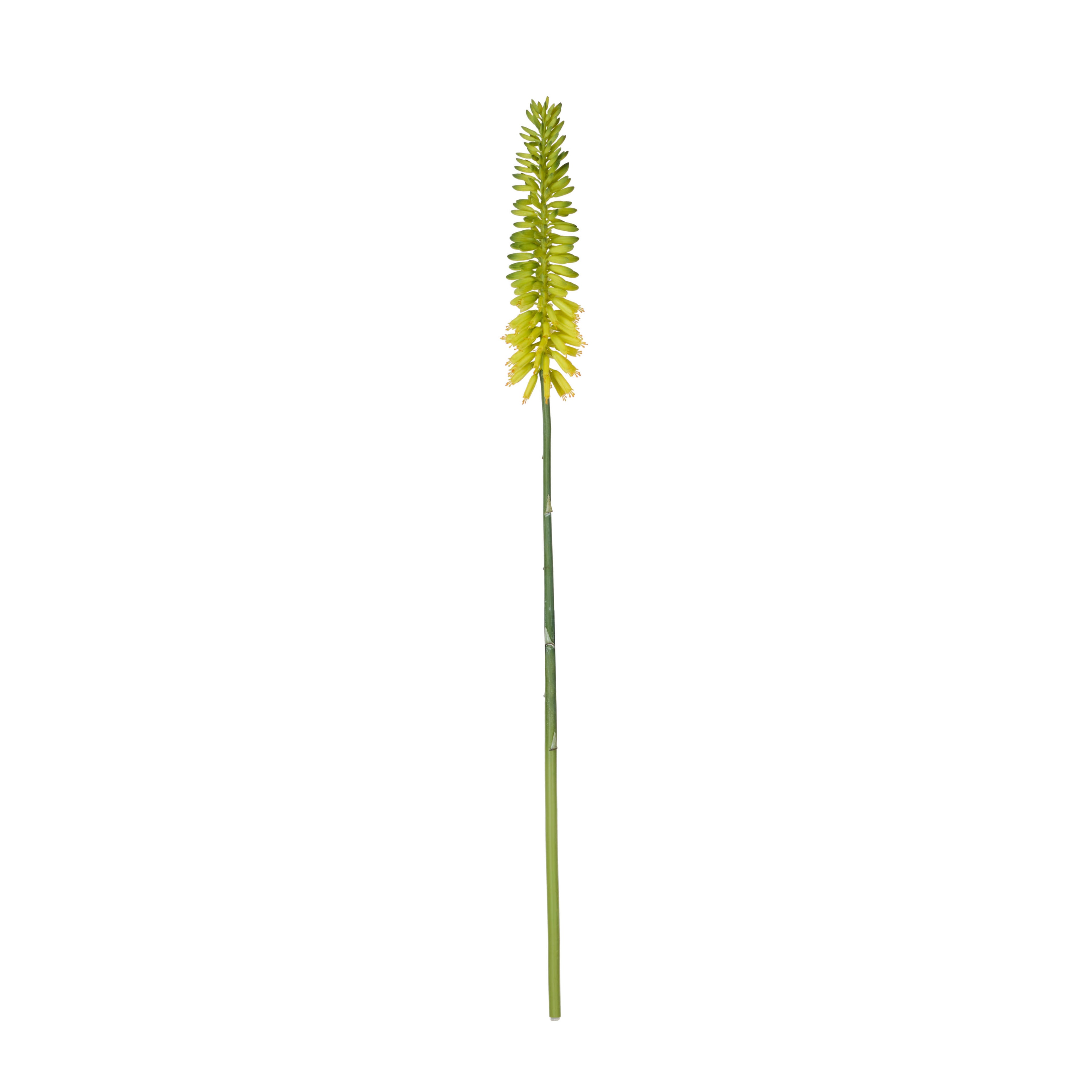 Faux Torch Lily Stem | Yellow - 87cm