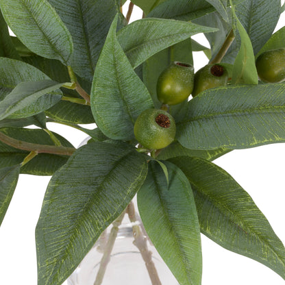 Faux Gum Nut Eucalyptus Arrangement - Pail Vase