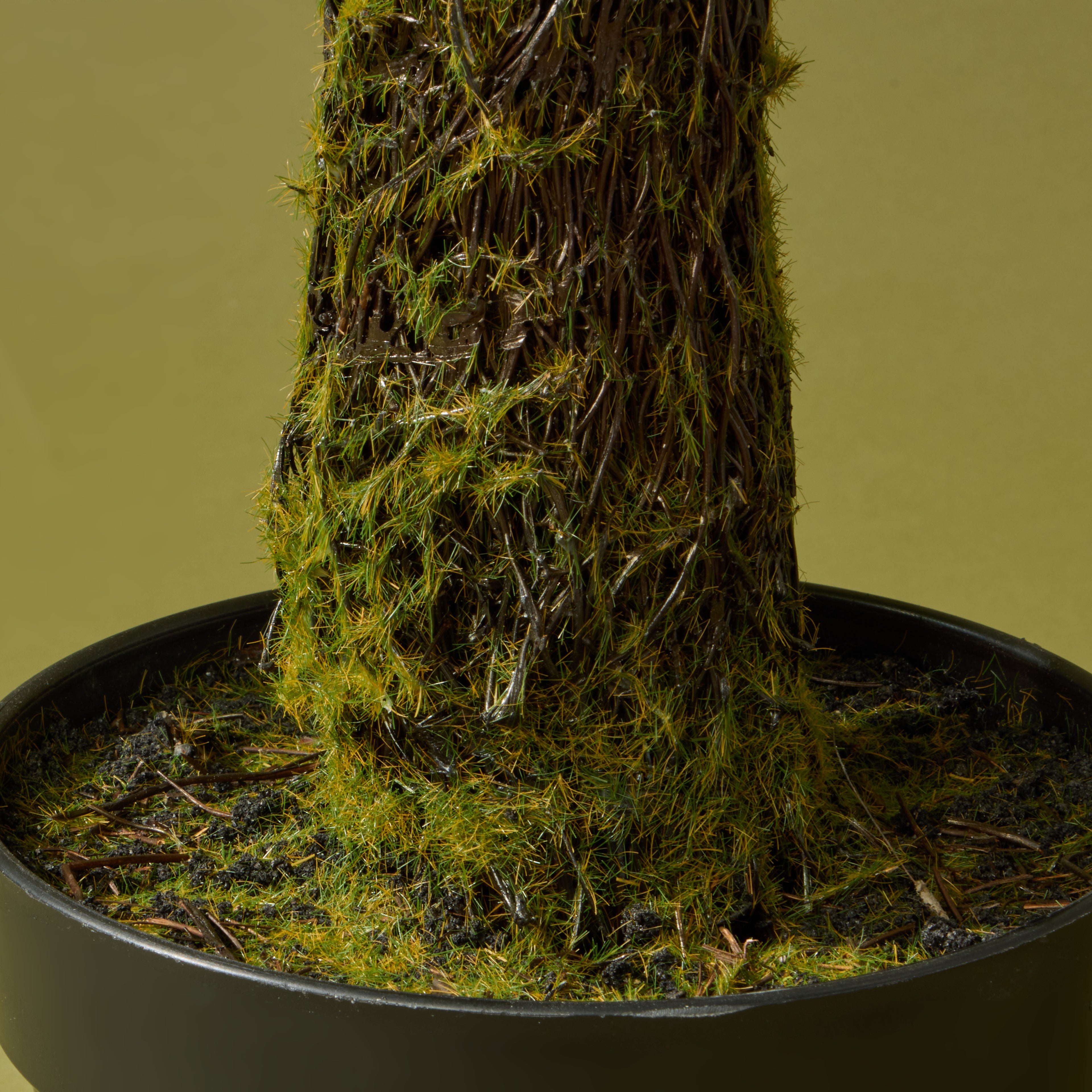 Faux Bird Nest Fern UV Treated - Garden Pot | 90cm