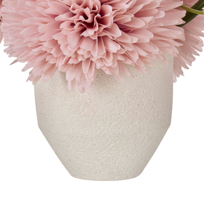 Faux Kiku - Delos Planter | Pink -  29cm