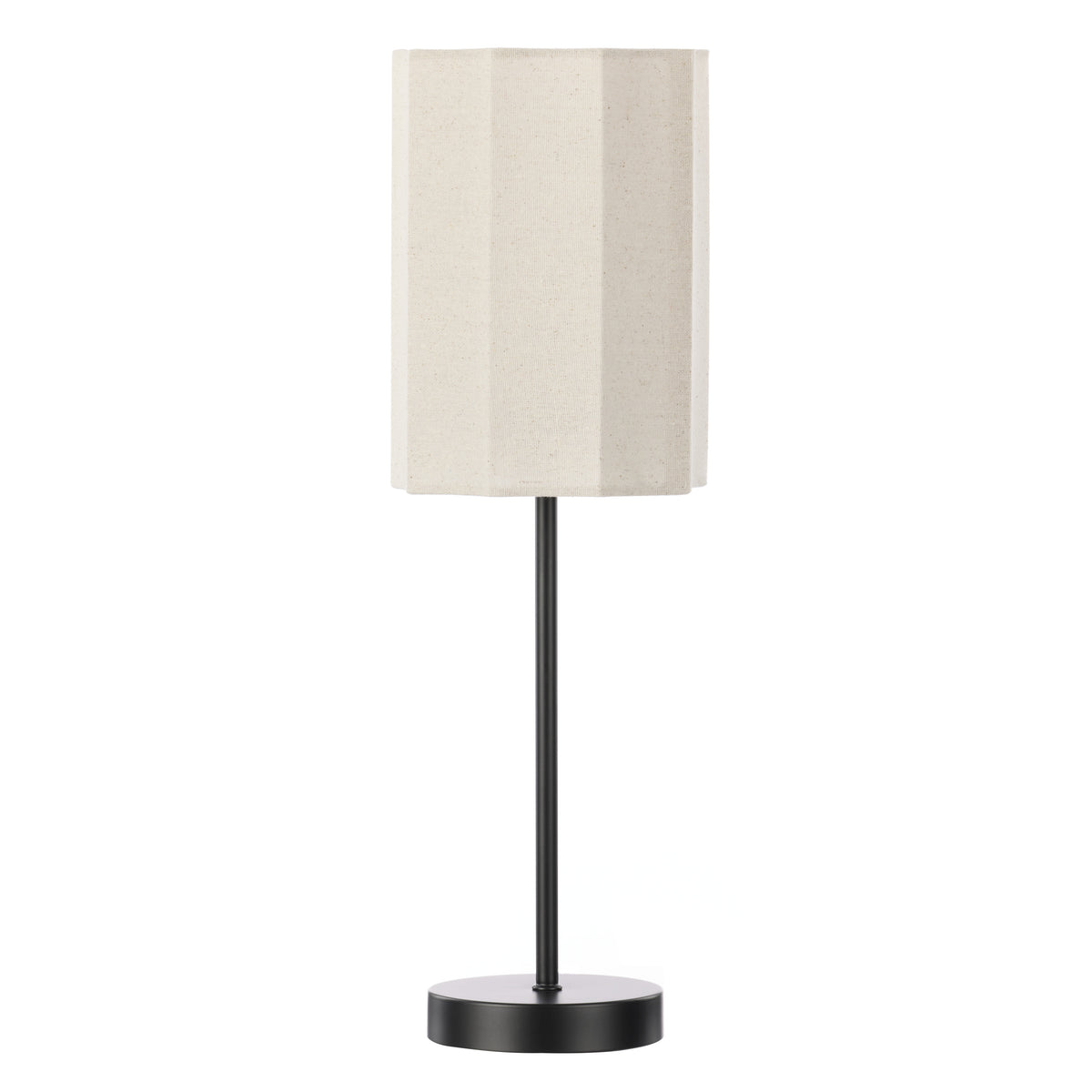 Amalfi Tier Table Lamp Natural &amp; Black