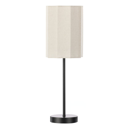 Amalfi Tier Table Lamp Natural &amp; Black
