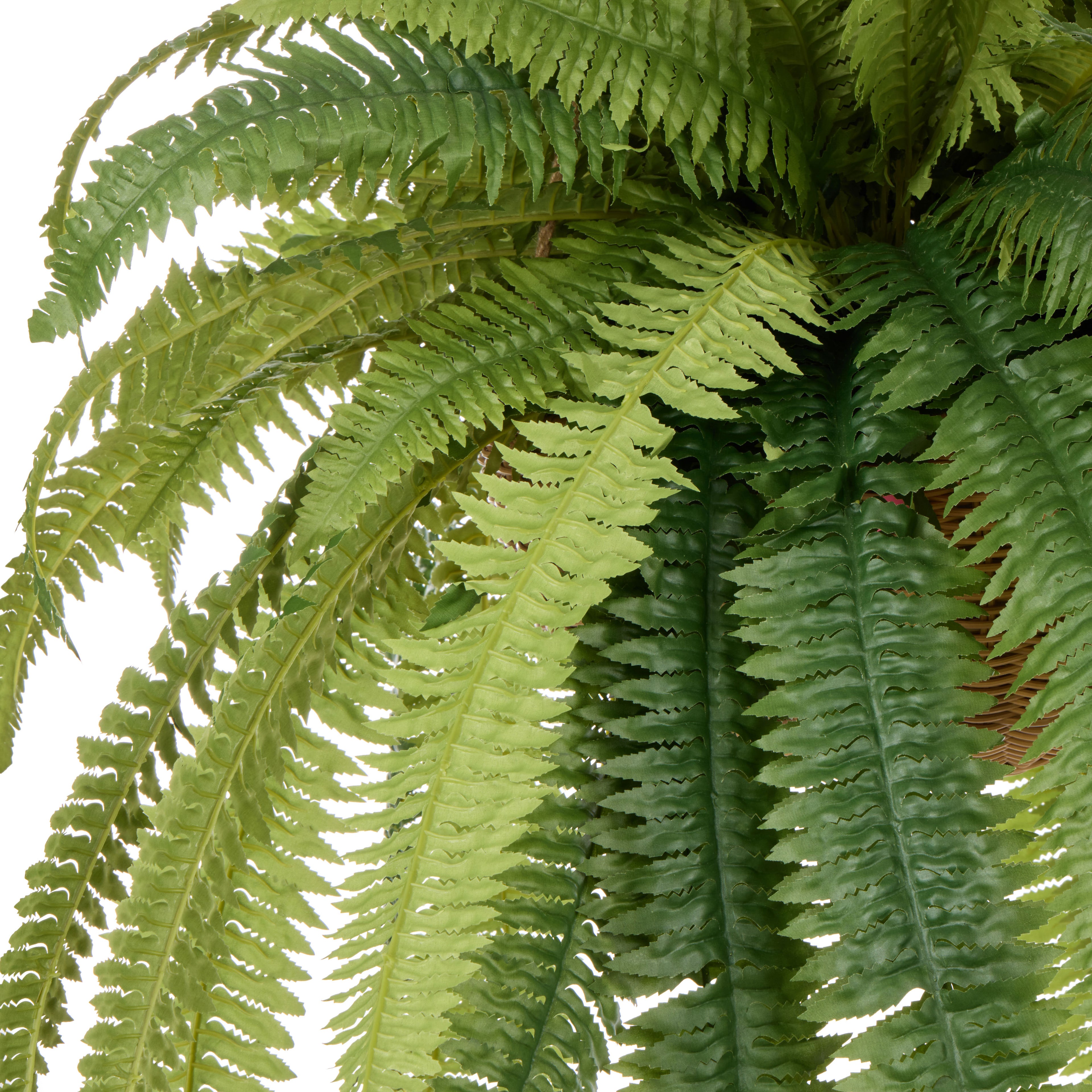 Faux Boston Fern - Laos Hanging  Planter | Green  - 126cm
