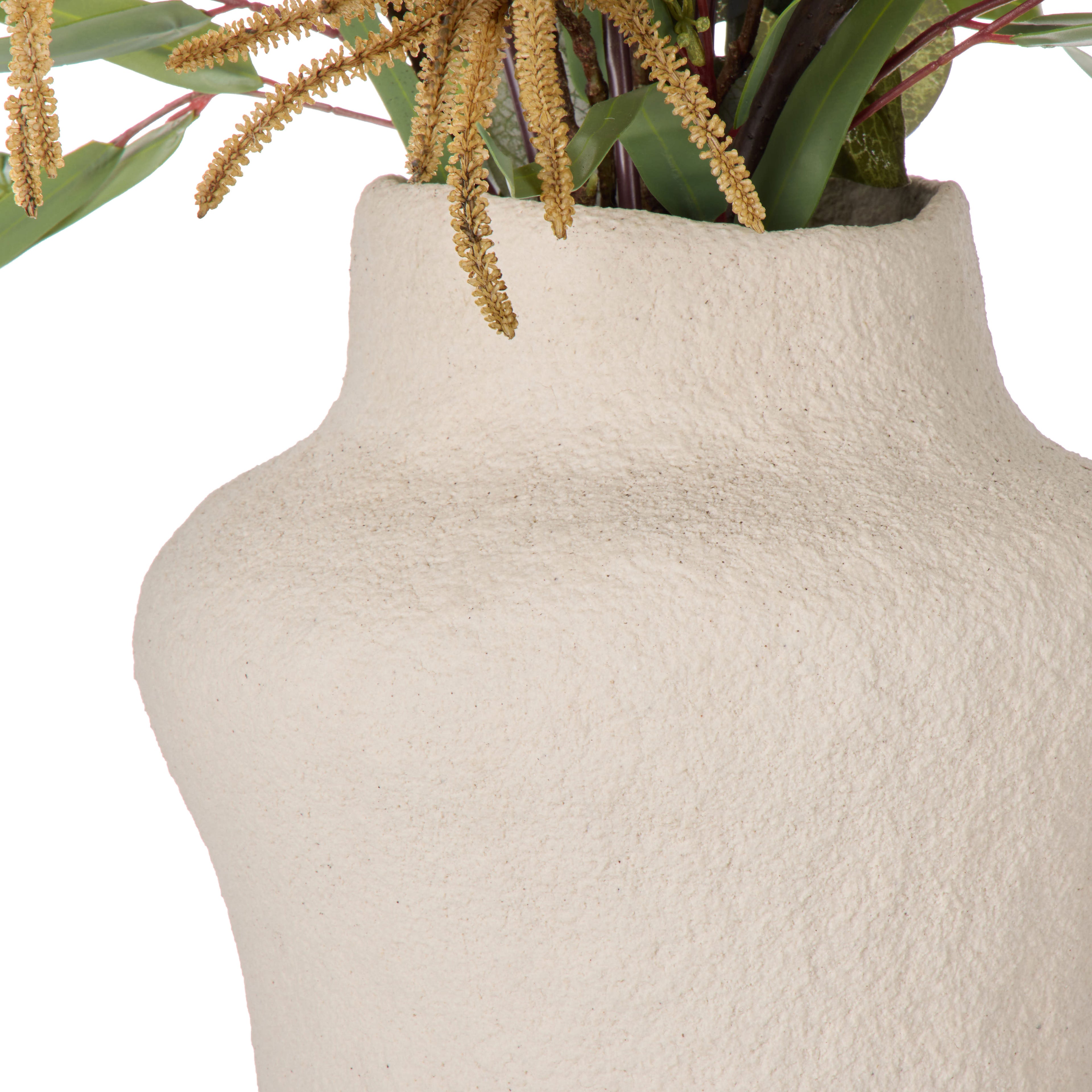Faux Lotus Pod Catkins Mix - Ryde Vessel | Brown -  80cm