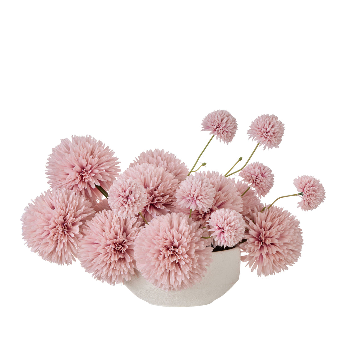 Faux Kiku - Delos Planter  | Pink -  36cm
