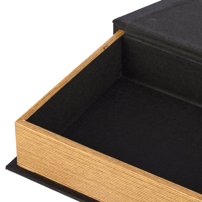 Society Home Atticus Book Box 3pcs Set Black &amp; Natural