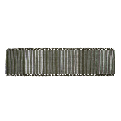 Amalfi Cai Table Runner Green &amp; Natural